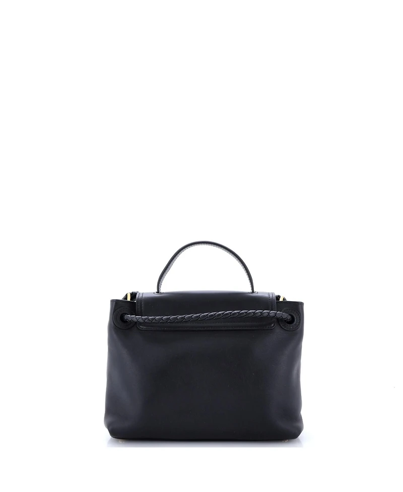 Pre-Owned Bottega Veneta Small Ciao Ciao Top Handle Bag Leather with Intrecciato Detail