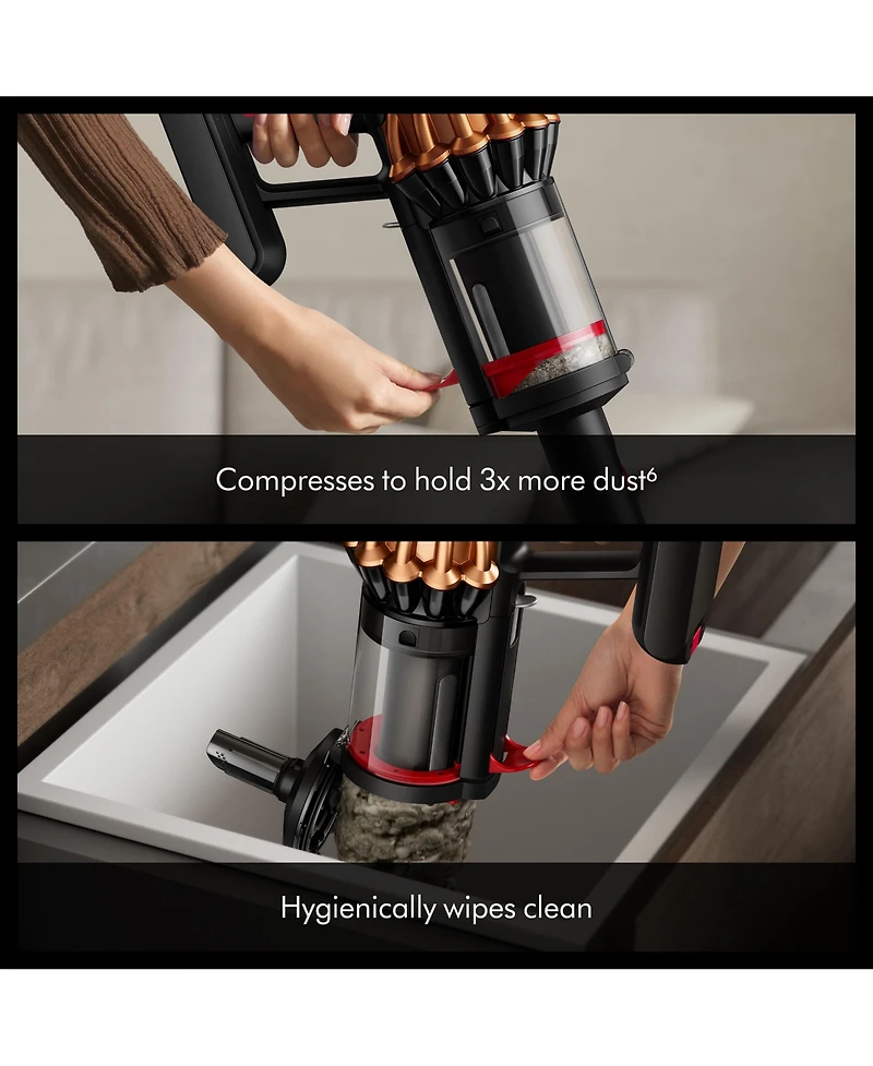 Dyson V16 Piston Animal + Auto-Empty Dok cordless vacuum | Black/Copper