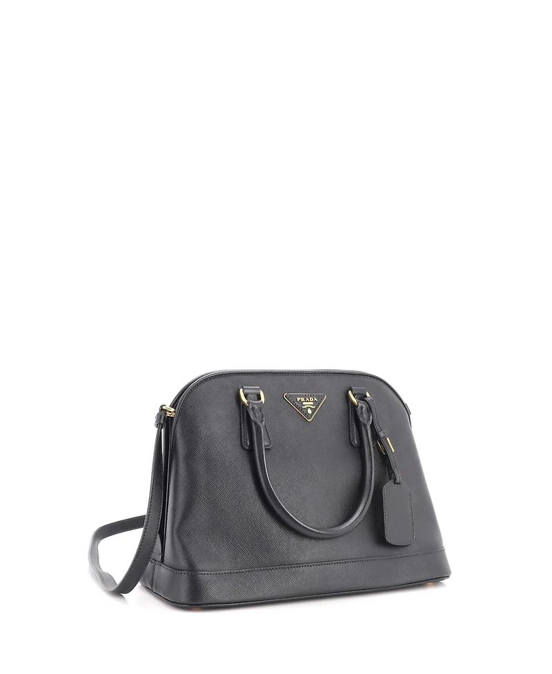 Pre-Owned Prada Medium Open Promenade Bag Saffiano Leather