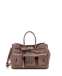 Pre-Owned Balenciaga Small Bel Air Carry All Bag Leather