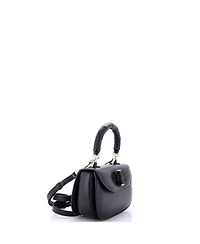 Pre-Owned Gucci Small Bamboo 1947 Top Handle Bag Leather