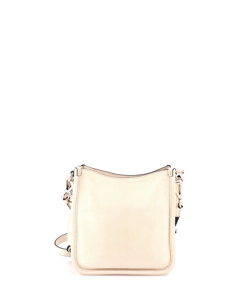 Pre-Owned Prada Mini Logo Strap Crossbody Bag Vitello Daino