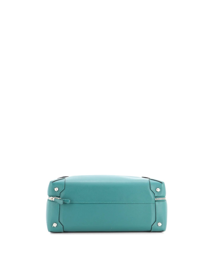 Pre-Owned Hermes 37 Maxibox Bag Evercolor