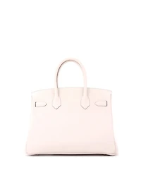 Pre-Owned Hermes Birkin 30 Handbag Light Togo with Gold Hardware