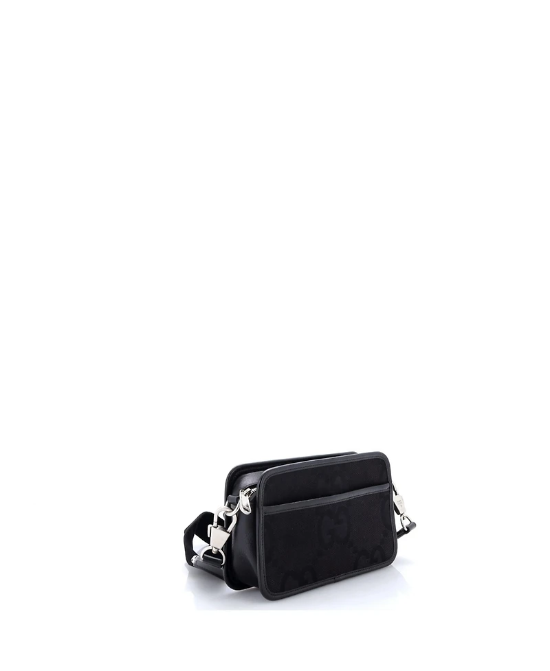 Pre-Owned Gucci Mini Camera Bag Jumbo Gg Canvas