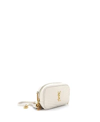 Pre-Owned Saint Laurent Mini Lou Camera Bag Matelasse Chevron Leather