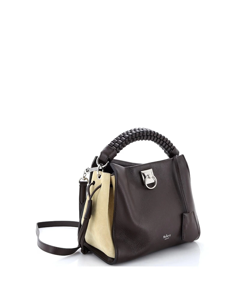 Pre-Owned Mulberry Small Iris Shoulder Bag Leather with Braided Detail