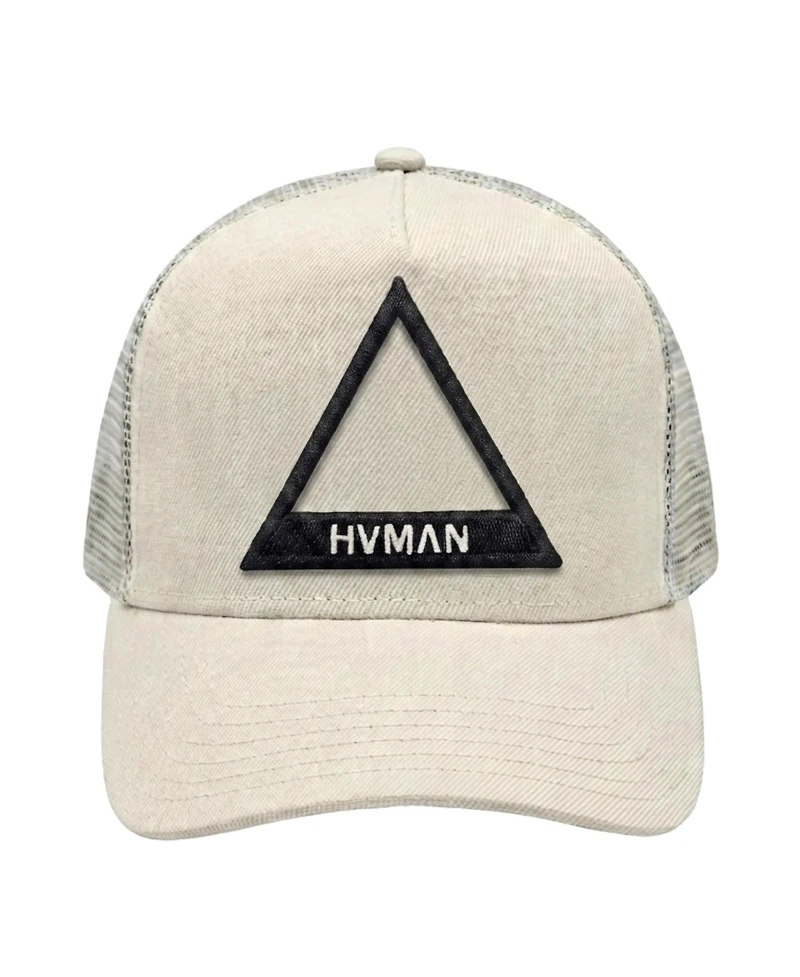 Hvman Chosen To Prevail x Cult Men's Triangle Logo Mesh Trucker Cap
