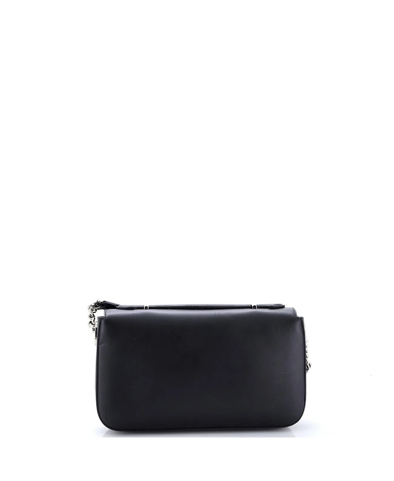 Pre-Owned Gucci Small Petite Gg Flap Shoulder Bag Leather