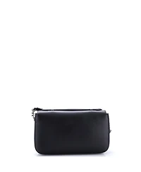Pre-Owned Gucci Small Petite Gg Flap Shoulder Bag Leather