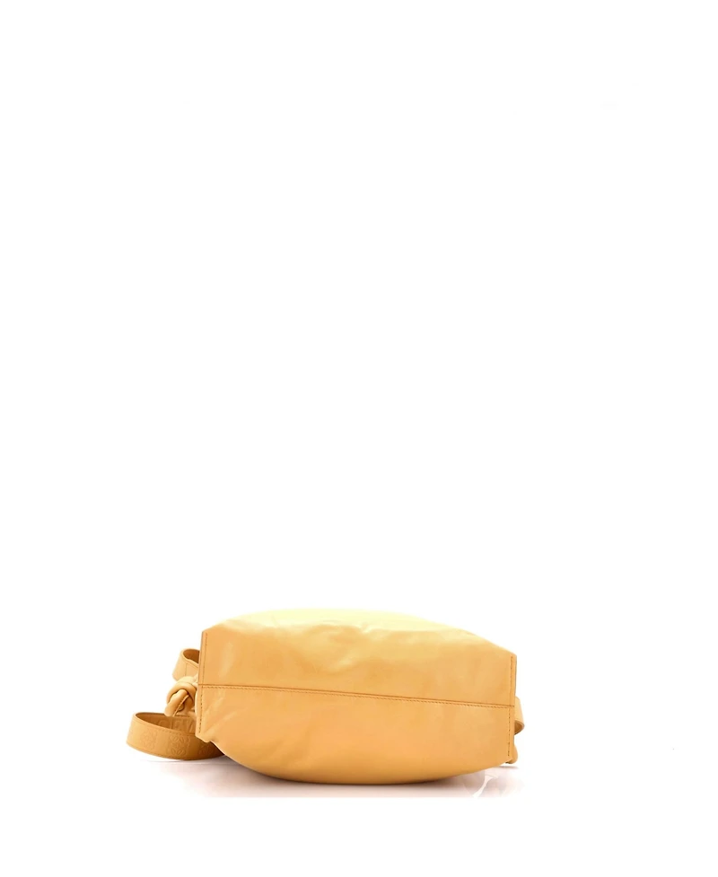 Pre-Owned Loewe Small Puffer Flamenco Knot Clutch Leather