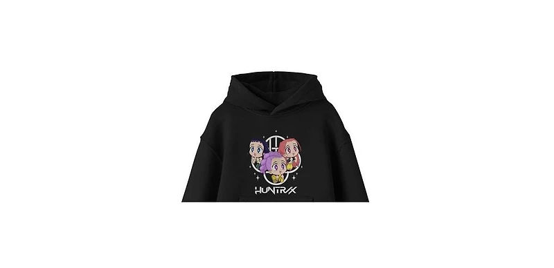 KPop Demon Hunters Huntr/X Youth Boys' Xs - Xxl Long Sleeve Hooded Sweatshirt