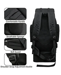 Piscifun 80L Hiking Backpack Waterproof Large Capacity Outdoor Travel Camping Tactical Rucksack