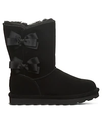 Bearpaw Women's Zaria Ribbon Bow Detail Mid Calf Boots