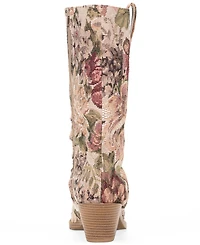 Wild Pair Women's Piippa Floral Tapestry Slouch Mid-Shaft Western Boots, Macy's Exclusive