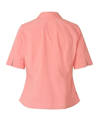 Masai Copenhagen Women's Maiven Boxy Button-Up Short-Sleeve Cotton-Blend Shirt