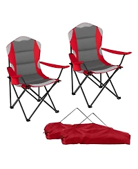 Hongge Padded Folding Camping Chair Set for Outdoor Gatherings