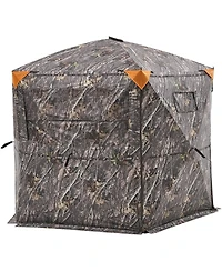 Portable 6 to 7 Person Camouflage Ground Hunting Blind Shelter