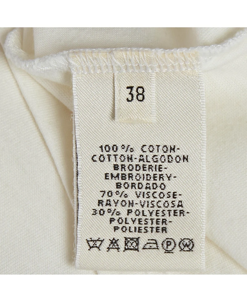 Pre-Owned HERMES Women's Embroidered Jersey T-Shirt