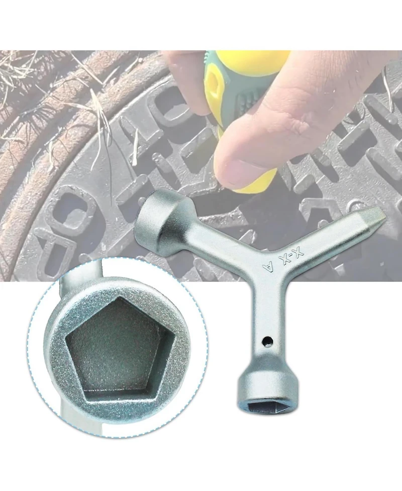 Xdovet Utility meter cabinet key triangular wrench
