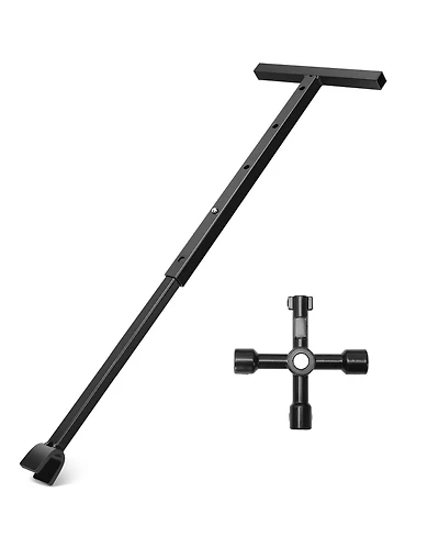 Xdovet Water Meter Key 4-Way T-Handle Shut Off Tool