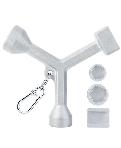 Xdovet Meter Curb Box Key Wrench Pentagon Nut Valve Tool