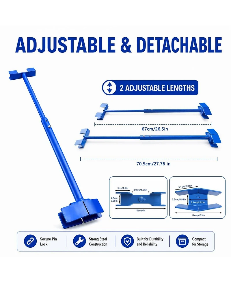 Xdovet Ball Valve Wrench Adjustable Shut-off Water Key Heavy Duty Steel
