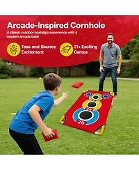 Aofar Cornhole Bean Bag Toss Game Set
