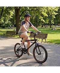 Hongge 20-Inch Led Commuter Bike with Wireless Stereo Speakers