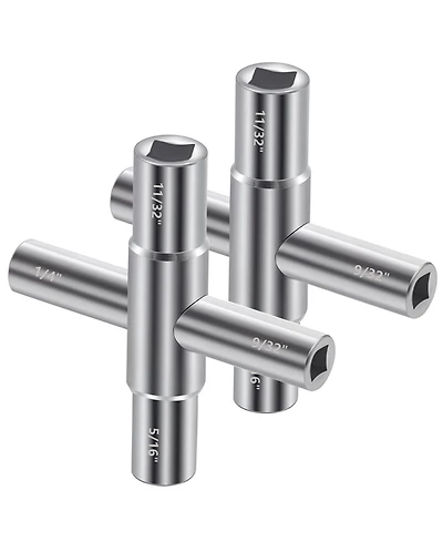 Xdovet 4 Way Sillcock Key Set 2pieces