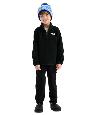 The North Face Boys' and Girls' 2T-7 Glacier Quarter-Zip Top Pants, 2-Piece Set