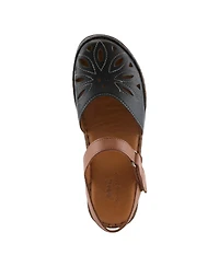 Spring Step Women's Azmira Mary Jane with Laser-Cut Detail Sandals