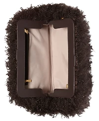 Michael Kors Goldie Large Cloud Frame Clutch Handbag