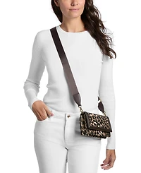 Michael Kors Jet Set Mini Phone Webbing Crossbody Bag
