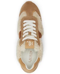 Lauren Ralph Women's Dani Low Profile Shearling Sneakers