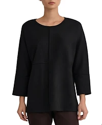 Jones New York Women's Serenity Knit 3/4-Sleeve Dolman Tunic Top