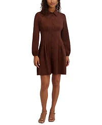kensie Women's Long-Sleeve Dress