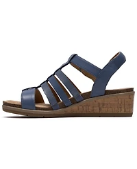 Clarks Women's Kacha Step Wedge Sandals