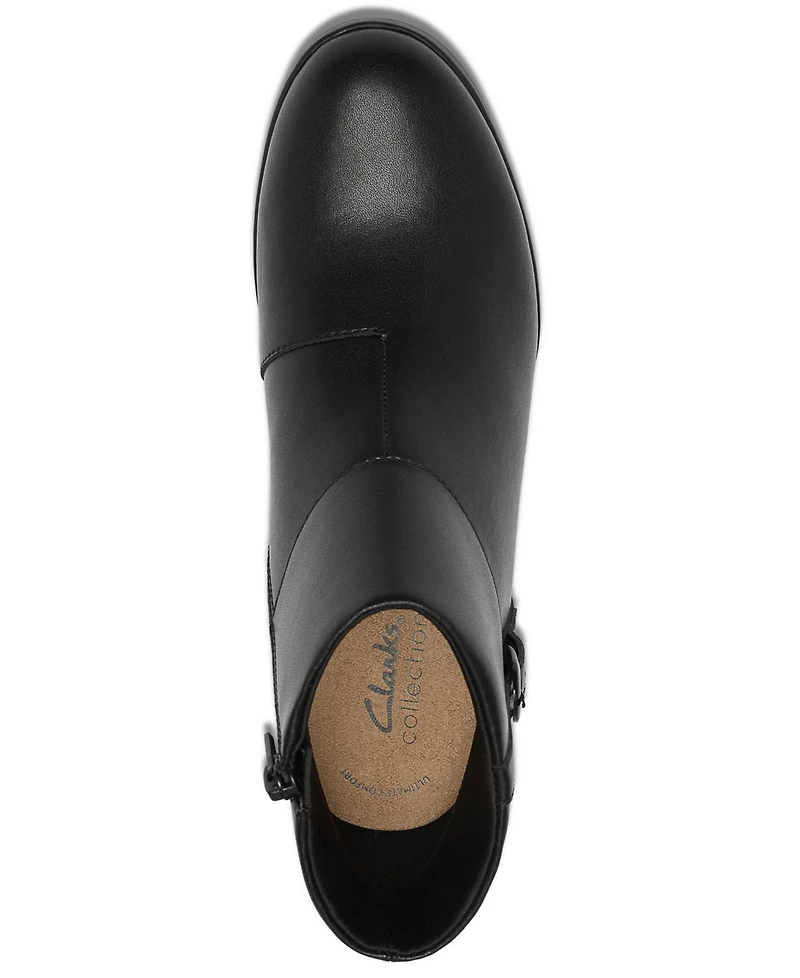 Clarks Women's Emily Block Heel Booties