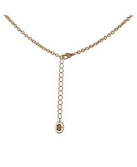Juicy Couture Womens Tennis Necklace with 8MM Multicolor Crystals, 16"+2" Gold Tone-Plated Tennis Jewelry