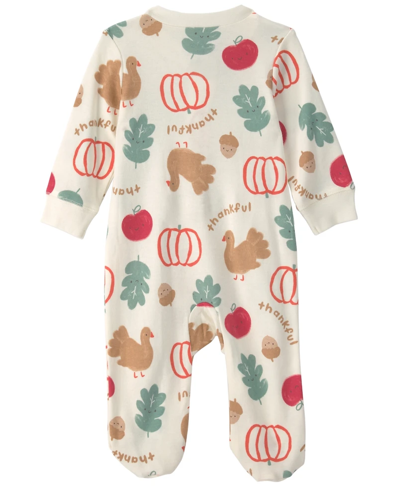 Carter's Baby Boys' and Baby Girls' Thanksgiving 2-Way Zip Sleep & Play