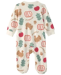 Carter's Baby Boys' and Baby Girls' Thanksgiving 2-Way Zip Sleep & Play