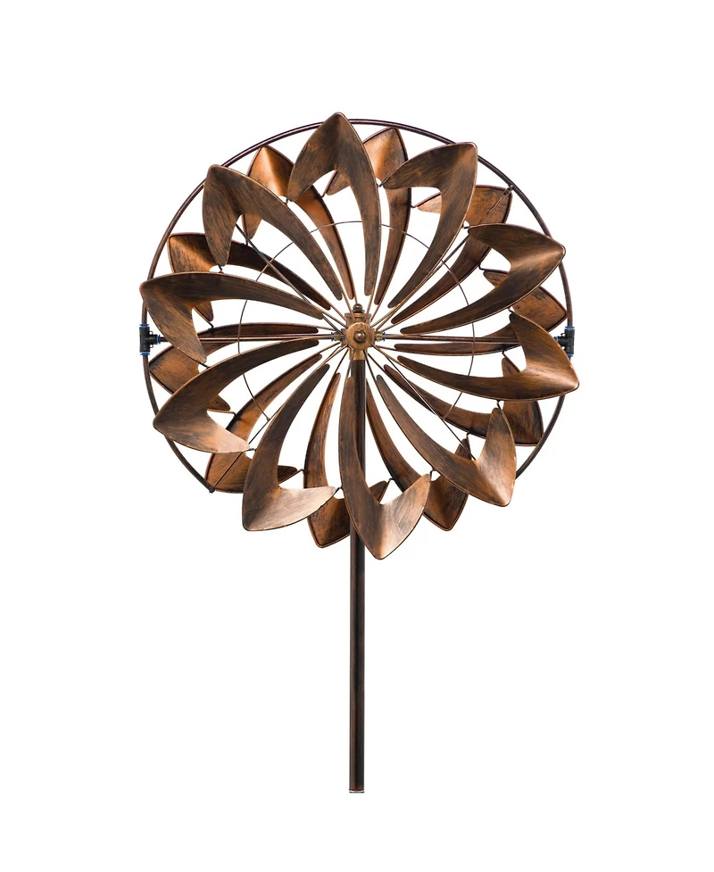 Evergreen 75" Blades Hydro Wind Spinner Garden and Yard Decor