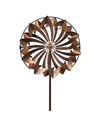 Evergreen 75" Blades Hydro Wind Spinner Garden and Yard Decor
