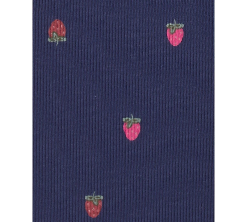 Carter's Toddler Girls' 2T-5T Sweet & Kind Strawberry Graphic Sweatshirt and Pants, 2-Piece Set