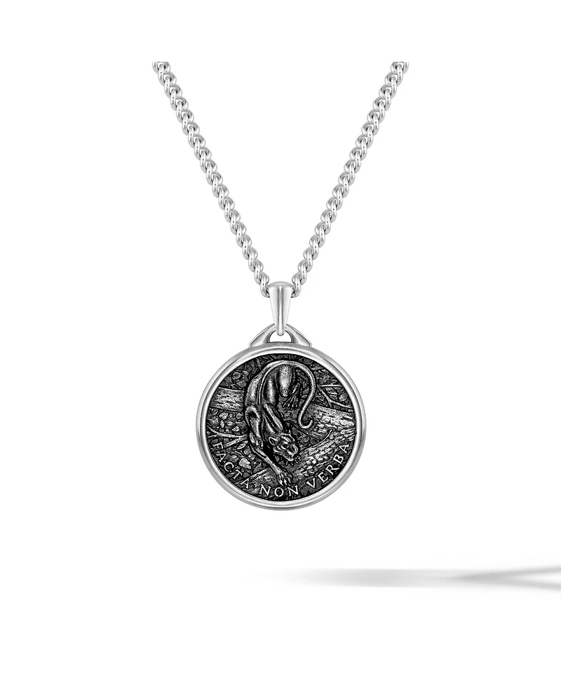 Vincero Men's Panther Pendant - Sterling Silver Necklace