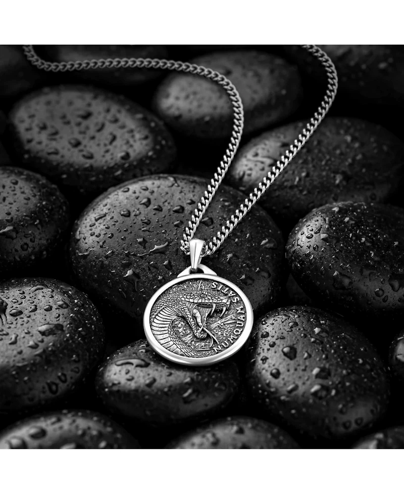 Vincero Men's Mamba Pendant - Sterling Silver Necklace