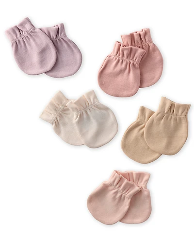 butterblu Baby Boys' and Girls' Morgan Mitts, 5-Pack