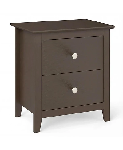 Sugift Modern 2-Drawer Nightstand for Small Spaces