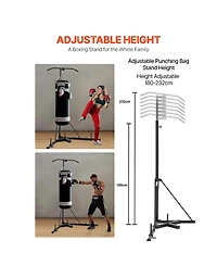 Hongge Heavy Duty Two-in-One Punching Bag Stand with Pull Up Bar